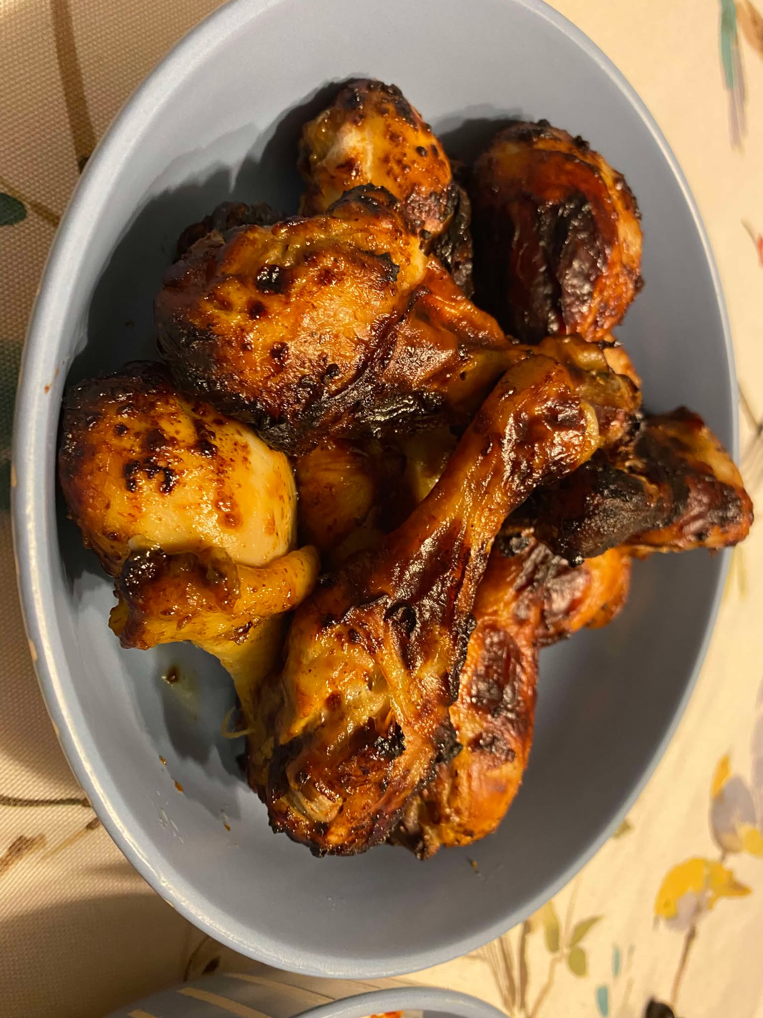 Image de pilon de poulet moutarde et miel image de pilon de poulet moutarde au miel